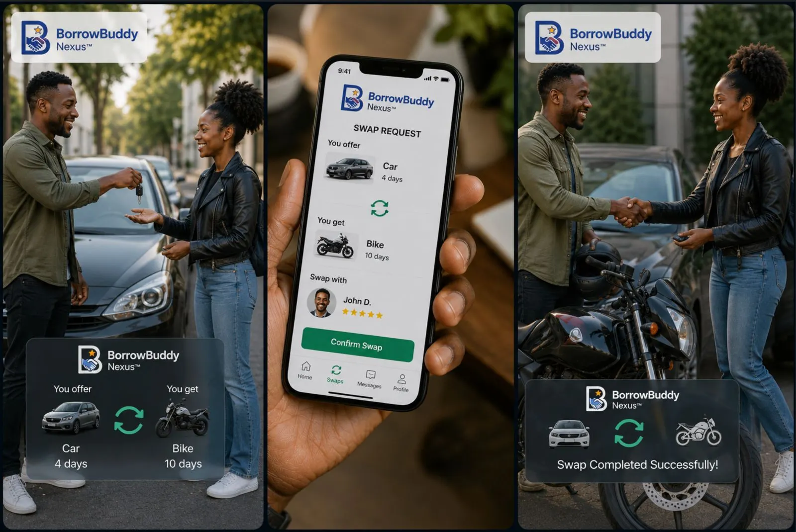 BorrowBuddy service — Swaps